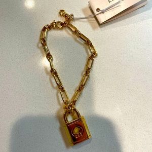 NEW WITH TAGS Kate spade lock and spade bracelet
